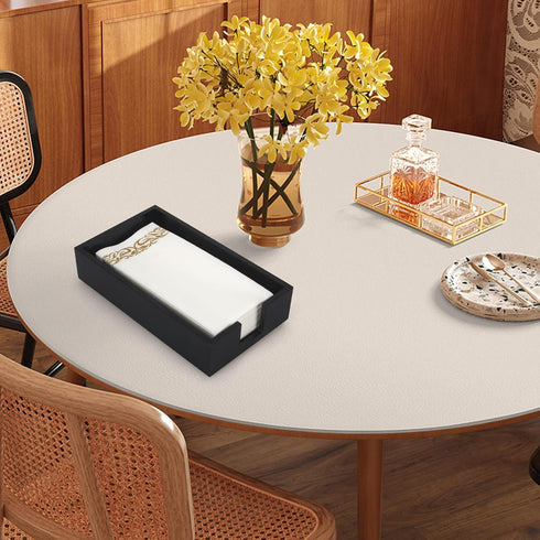 Guest Paper Towels Holder for Bathroom Napkin Tray Black Wooden Napkins Holder for Table Modern Disposable Hand Towel