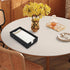 Guest Paper Towels Holder for Bathroom Napkin Tray Black Wooden Napkins Holder for Table Modern Disposable Hand Towel