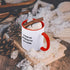 3dRose Two Tone Red Mug, "If you don't have anything nice to say say it in German", 11oz