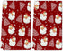 Qilerongrong Christmas Kitchen Dish Towel Santa Claus, Xmas Tree Snowflake Red Decorative Dishcloth,