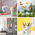Window Clings Stickers for Kids: Thick Gel Clings for Classroom Home Nursery Airplane Birthday Party Supplies
