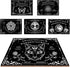 CREATCABIN Black Cat Wood Spirit Board, Talking Boards with Planchette, Wooden Dowsing Divination Kit for Wicca