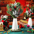 Yunlly 60 Pcs Christmas Artificial Green Pine Needles, Christmas Floral Picks Artificial Holly Red Berry Twig Stem Pine