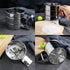 Stainless Steel Flour Sieve, Semi-Automatic 2 Cup Sifter for Baking, Fine Mesh Coffee Sieve Cup