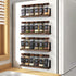 4 Pack Strong Magnetic Spice Rack Organizer for Refrigerator and Microwave Oven,