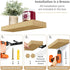 16 Inch 2 Pack) Sorbus Floating Shelves for Wall Floating Shelf for Kitchen, Bedroom, Living Room, Bathroom, Home
