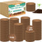 ZeeDix 50pcs Compressed Coco Coir Fiber, 50mm Potting Soil for Indoor and Outdoor Plants