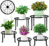 Metal Plant Stand 5 Pack Plant Stands for Indoor Outdoor Plants Multiple