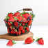VIDELLY 20 Pieces Artificial Strawberries, Lifelike Red Realistic Plastic Fruit for Kitchen Party Decoration, Photo