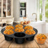 Air Fryer Muffin Pan (7 Cups) - Nonstick Silicone Muffin Pans for Baking & Freezing, Dishwasher Safe