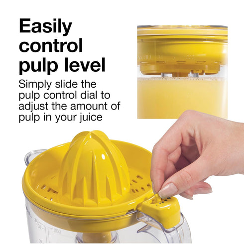 34 oz. 34 oz, 2 (66341) Proctor Silex Alex's Lemonade Stand Electric Citrus Juicer Machine, Large Pitcher, Pressure