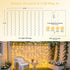200 8 JMEXSUSS LED Curtain Lights Battery Operated & USB Plug in, Modes Warm White Curtain Hanging String Lights Indoor