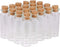 MaxMau 24 Sets Tiny Vials 15ml Mini Glass Bottles with Cork Stoppers for Wedding Favors Art Crafts DIY Decoration