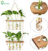 Hyindoor 2 8 Wall Hanging Planter Terrarium Tired Test Tube Vase Glass Planter Plant Propagation Station Plant Hangers