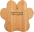 Totally Bamboo Paw Shaped Bamboo Wood Cutting Board, Great Gift for Dog and Cat Lovers