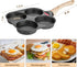 MyLifeUNIT 4-Cup Nonstick Egg Frying Pan, Skillet for Breakfast, Pancakes, Suitable for Gas Stove