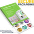 Super Cute Fridge & Locker Magnets – 12 Vibrant Glass Magnets – Strong Hold for Photos, Notes, Aesthetic Decoration