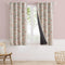 Vangao Pink Nursery Curtains for Girls Room Floral Blackout Curtains 63 Inch