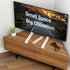 HOLMAXD 19-75 Inch 110 lbs, 800X600mm, Universal TV Stand for LCD LED TVs, Height Adjustable TV Legs Replacement Hold