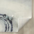 LUXE WEAVERS Abstract Modern Marbled Blue Area Rug - 2x3