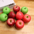 caiyjhao 6PCS Simulation Apple Fake Fruit for Home Decoration Lifelike Fake Apple Kitchen Table Fruit Party Christmas