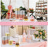Layhit 600 Pcs Square Mini Foil Cupcake Liners, Disposable Brownie Baking Cups for Party Supplies