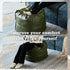 17.7" Louis Donn Unstuffed Square Pouf Ottoman Cover Faux Leather Waterproof Floor Footrest Storage Cover for Living