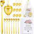 Qinyoung 50 Sets Bridal Shower Tea Party Favors for Guests Party Heart Infuser