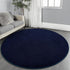 Gifeas Ultra Soft Round Area Rugs for Living Room Bedroom, 6x6 Feet Navy