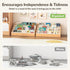 ELYKEN Toddler Bookshelf for Kids Rooms, Nursery Book Shelves with Open Forward Display, Montessori Book shelf for Baby