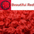 AWCCXMYM 3000 PCS Red Artificial Fake Rose Petals for Romantic Night, Wedding Valentine's Day Decoration