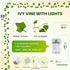 23FT 73 Ivy Vine String Lights, LED Lighted Garland with Green Leaves, USB & Battery Powered, Room Wall, Dorm, Bedroom