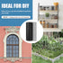 DBHXXMB-HH 15.7in 50ft Plastic Pet & Garden Fence - Black X Roll Multi-Use Decorative Chicken Wire Fencing for Poultry