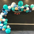 Teal Balloon Garland Arch Kit, Navy Blue Light Blue Teal White Turquoise Latex Balloons for Party Decorations