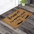 Welcome Funny Door Mat Personalized Doormat with Anti-Slip Rubber Back (23.6 X 15.7 inch) Prank Gift Home Decor Area Rugs for The Entrance Way Indoor Mats (Beware I'm Usually Naked) by GXFC ZHAO
