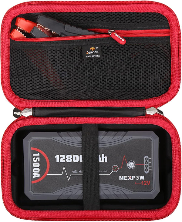 Aproca Hard Storage Travel Case for NEXPOW Q10S Car Jump Starter, 1500A Peak 12800mAh Battery Starter
