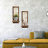 Set 2, Yorkmills Candle Sconces Wall Decor of Wall Candle Holder Rustic Home Decor, Farmhouse Wall Art Floating Mirror