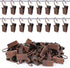 JANYUN 30 Pack Mini Heavy-Duty Hook Clip Set, Curtain Clips for Photos Home Decoration Art Craft Display (Copper)