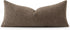 Pack 1 Decor,36x14 Inch MIULEE Textured Boucle Throw Pillow Cover Dark Brown Accent Solid Lumbar Pillow Case Decorative