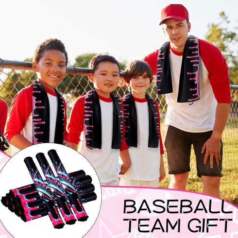 40"x12" Favors(30 Lounsweer Ice Cream Pattern Drip Baseball Beach Towel Swim Pool Towel Cooling Baseball Softball Team