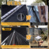 PJT 16Mil Winter,6x10ft Chicken Coop Covers for Thicken Clear Winterizing Insulation Vinyl Tarp for Chicken