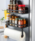 Paper Towel Holder Fridge Magnetic with Shelf - 2 Pack Paper Towel