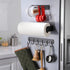 3 Packs Magnetic Kitchen Organizer & Magnetic Utensil Holder - Hanging Hooks &Paper Towel Holder & Tumbler Lid