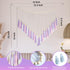 Ariswill 41" 32" Pink & Purple Macrame Hanging Boho Wall dcor, Purple Wall Decor for Bedroom Living Room Girls Room