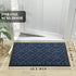 Yimobra Front Door Mats - Heavy Duty Water Absorbent Mud Resistant Easy Clean Entry Outdoor Indoor Rugs (Blue)