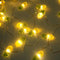 40 LED Pineapple String Lights, 8 Modes Fairy Lights, Battery Operated for Wedding, Party, Indoor, Outdoor