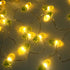 40 LED Pineapple String Lights, 8 Modes Fairy Lights, Battery Operated for Wedding, Party, Indoor, Outdoor