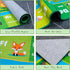 5'x 7' (5x7 ABC Rug, Kids Rugs for Playroom Classroom Bedroom, Educational Learning Play Mat with Alphabet Animals
