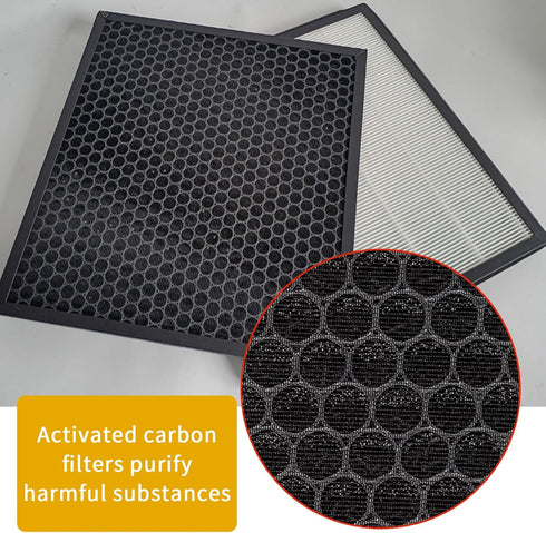 HIFROM HSP001 Replacement Filter, Pack of 1, H13 True HEPA Filter, Activated Carbon Filter Set for Hathaspace