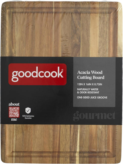 GoodCook Gourmet Acacia Cutting Board, 16"x12"